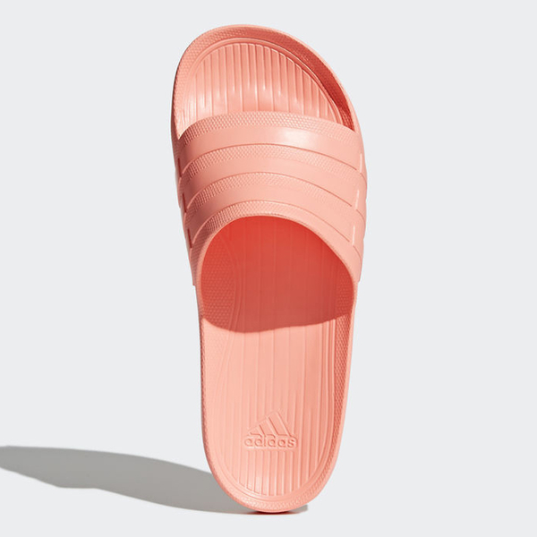 Adidas Adilette Duramo Slide 女鞋 拖鞋 休閒 防水 海灘 粉橘 【運動世界】CG2795