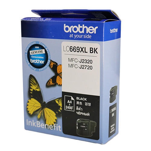 Brother LC669XL BK 原廠高容量黑色墨水匣 適用:MFC-J2320/MFC-J2720