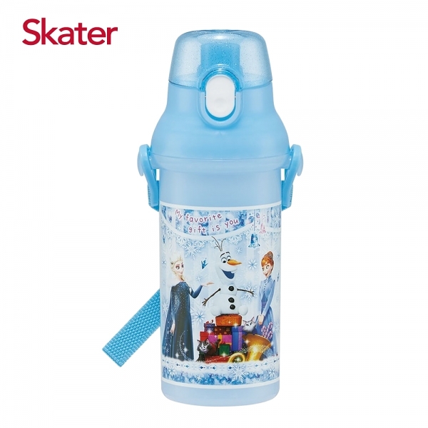 Skater x 迪士尼Disney 銀離子直飲水壺(480ml)-冰雪奇緣