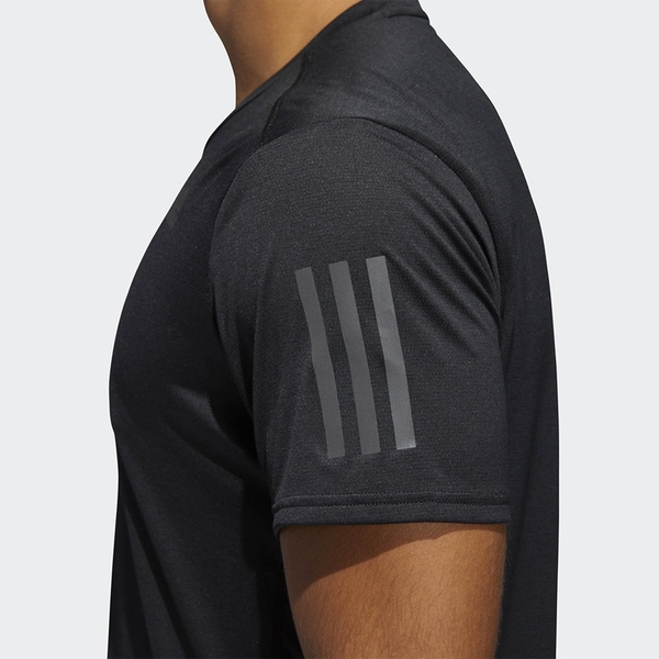 Adidas OWN THE RUN COOLER TEE 男裝 短袖 Climacool 透氣 反光 黑【運動世界】CG2190 product thumbnail 7