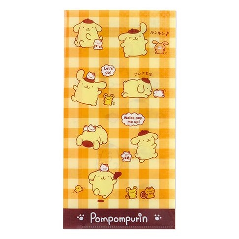 【震撼精品百貨】Pom Pom Purin_布丁狗~日本三麗鷗SANRIO 布丁狗雙開式文件夾/口罩收納夾*49283