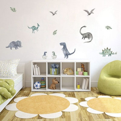 熱賣預購－可愛寶貝用品4 可愛恐龍貼紙壁飾 兒童房裝飾 product thumbnail 3
