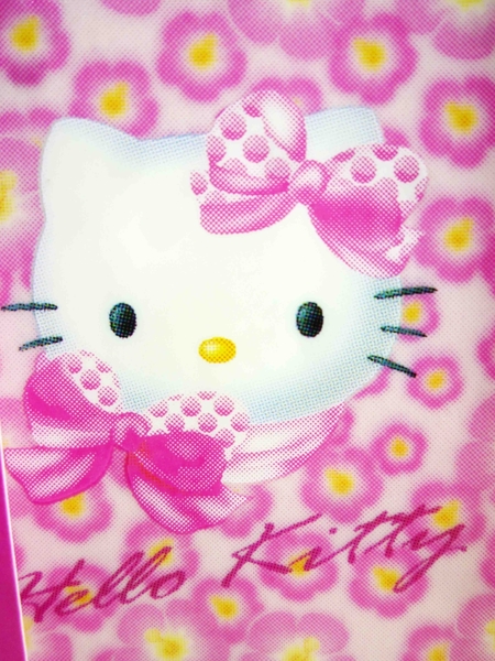 【震撼精品百貨】Hello Kitty 凱蒂貓~KITTY貼紙-IHONE5手機貼-粉花 product thumbnail 3