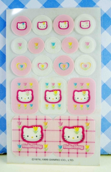 【震撼精品百貨】Hello Kitty 凱蒂貓~KITTY貼紙-香水貼紙-粉鬱金香