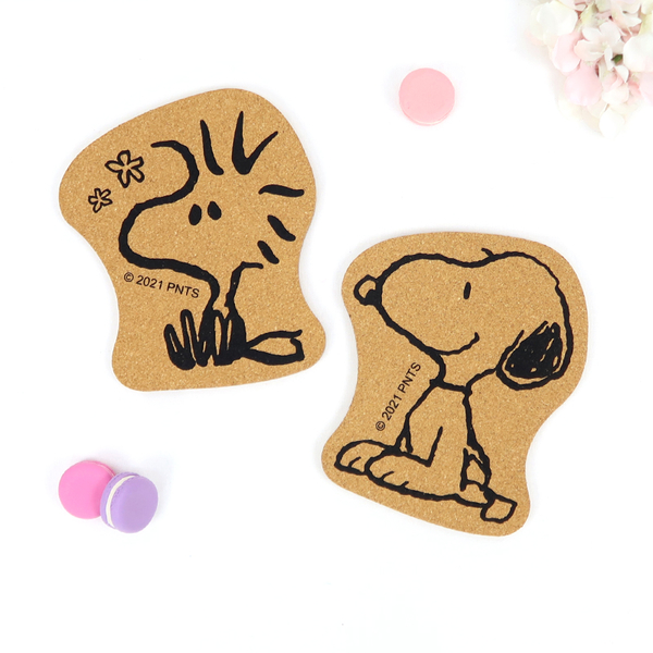 ﹝史努比軟木隔熱墊﹞正版 隔熱墊 軟木 木質 餐墊 餐具 史努比 SNOOPY〖LifeTime一生流行館〗 product thumbnail 2