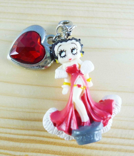 【震撼精品百貨】Betty Boop_貝蒂~吊飾-禮服 product thumbnail 2