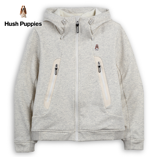 Hush Puppies 外套 女裝運動休閒保暖絨布立領連帽外套