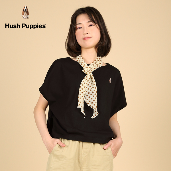 Hush Puppies 上衣 女裝素色擺摺連袖寬鬆上衣 product thumbnail 3