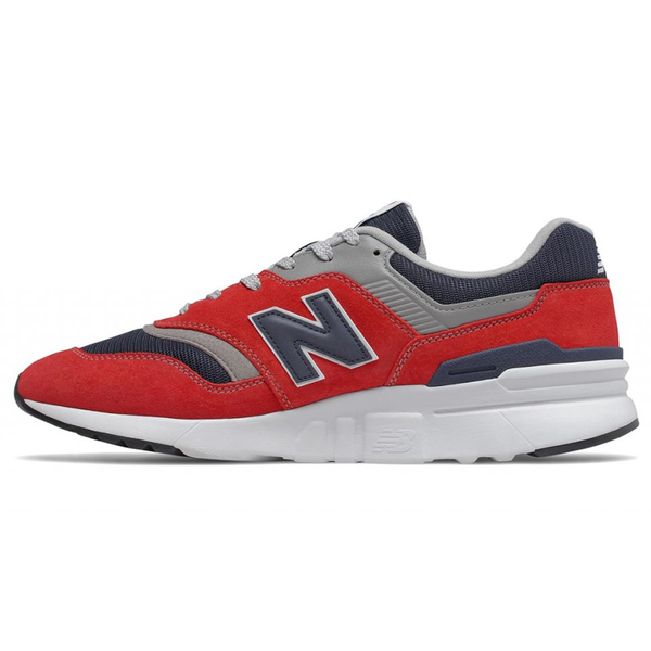 New Balance 997 男鞋 休閒 緩震 輕量 麂皮 紅 藍【運動世界】CM997HBJ product thumbnail 2