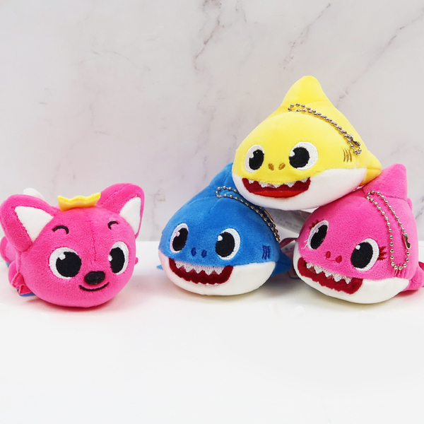 ﹝碰碰狐趴姿娃娃吊飾3吋﹞正版 絨毛娃娃 鑰匙圈 吊飾 BabyShark 8cm〖LifeTime一生流行館〗 product thumbnail 2