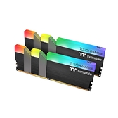 米特3C數位–曜越 鋼影 TOUGHRAM RGB 記憶體 DDR4 4400MHz 16GB/黑色/R009D408GX2-4400C19A