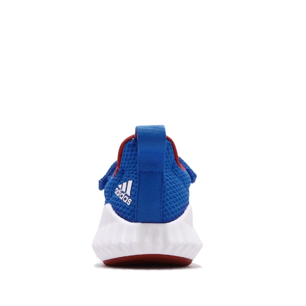 adidas 中童鞋 FortaRun AC K 藍 紅 白 小朋友 愛迪達 魔鬼氈 小朋友 【ACS】 EF9689