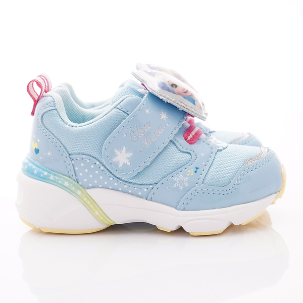 日本Moonstar機能童鞋 冰雪奇緣聯名電燈鞋款 12445藍(中小童段) product thumbnail 3