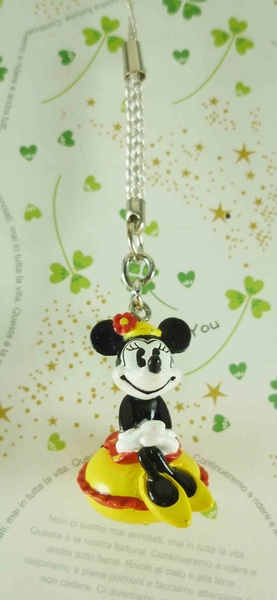 【震撼精品百貨】Micky Mouse_米奇/米妮 ~吊飾-米妮坐姿圖案