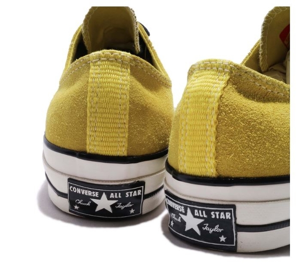 Converse 低筒休閒鞋 中性鞋 帆布鞋 黃色麂皮 ALL STAR 163760C product thumbnail 5