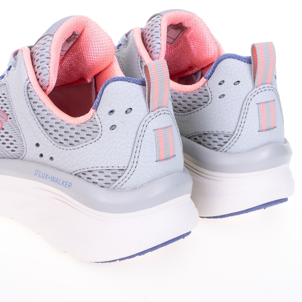 Skechers D Lux Walker 女 灰粉 避震 健走 記憶鞋墊 休閒鞋 149023LGCL product thumbnail 6