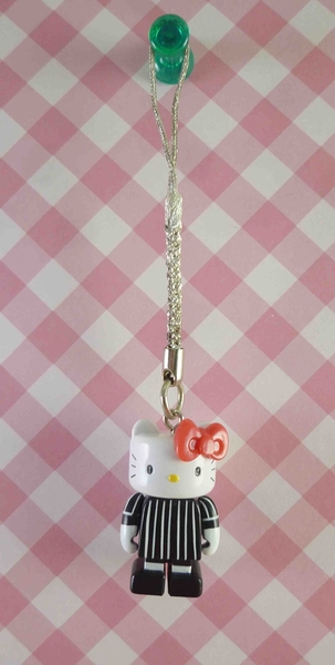【震撼精品百貨】Hello Kitty 凱蒂貓~樂高手機吊飾-黑白西裝