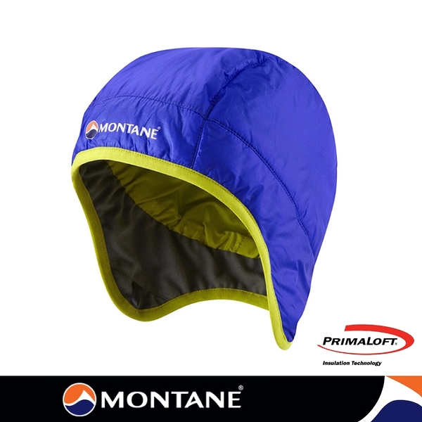 【Montane 英國 FireBall火球 Primaloft 保暖帽《藍》】HFIHACOB/防風透氣護耳帽/保暖帽