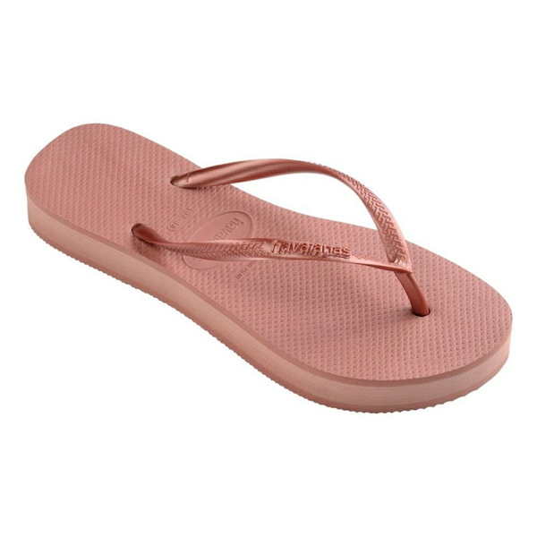 havaianas 哈瓦士 巴西人字拖 女款 Slim flatform 2公分 番紅花粉 厚底 拖鞋 夾腳拖【南風百貨】 product thumbnail 4