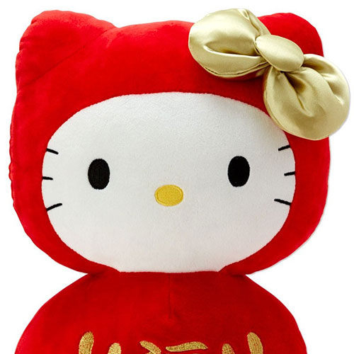 【震撼精品百貨】Hello Kitty 凱蒂貓~HELLO KITTY裝扮不倒翁絨毛娃娃M product thumbnail 2