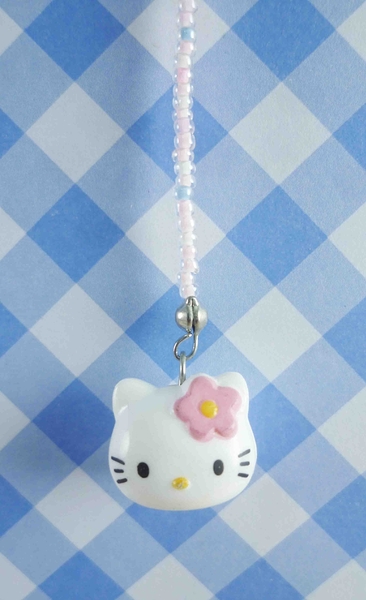 【震撼精品百貨】Hello Kitty 凱蒂貓~KITTY手機提帶-珠頭