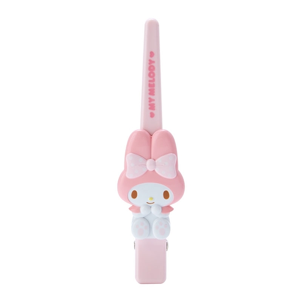 【震撼精品百貨】My Melody 美樂蒂~日本三麗鷗SANRIO 美樂蒂造型塑膠長髮夾 鴨嘴夾(粉 玩偶)*34890