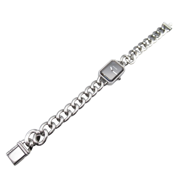 【二手名牌BRAND OFF】CHANEL 香奈兒 銀色 不鏽鋼 Premiere 鑲鑽 石英 腕錶 H3252 product thumbnail 5