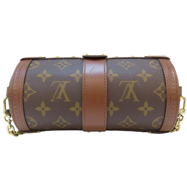 【二手名牌BRAND OFF】LOUIS VUITTON 路易威登 棕色 原花 PVC塗層帆布 Papillon Trunk 單肩包 M57835 product thumbnail 4