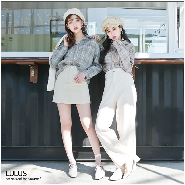 LULUS-E雙口袋細格配色襯衫-３色  現+預【01032307】 product thumbnail 3