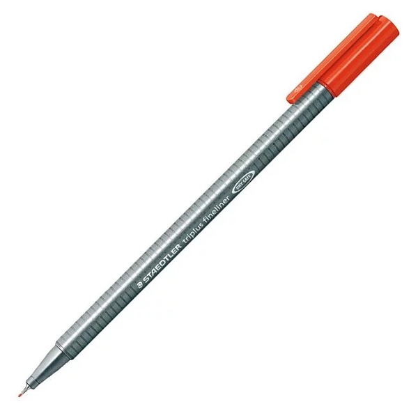 STAEDTLER 施德樓 三角書寫筆-螢光紅(0.3mm)