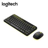羅技 Logitech MK240 Nano 無線鍵盤滑鼠組-黑黃-富廉網