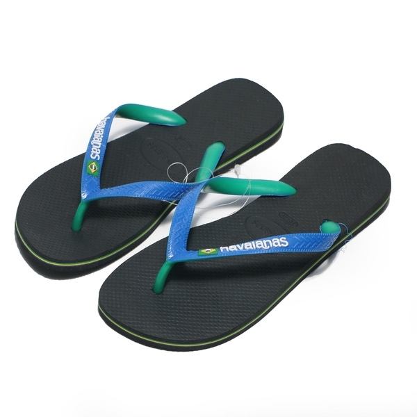 HAVAIANAS 哈瓦仕 人字拖 巴西 BRASIL MIX 巴西國旗 黑藍 男 (布魯克林) 41232063768U product thumbnail 2