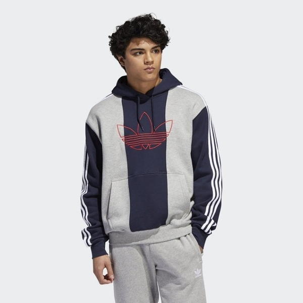 adidas off court trefoil hoodie