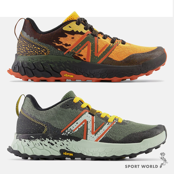 New Balance 男鞋 越野慢跑鞋 Hierro v7 2E寬楦 黑綠/黑橘【運動世界】MTHIER7X-2E/MTHIER7M-2E