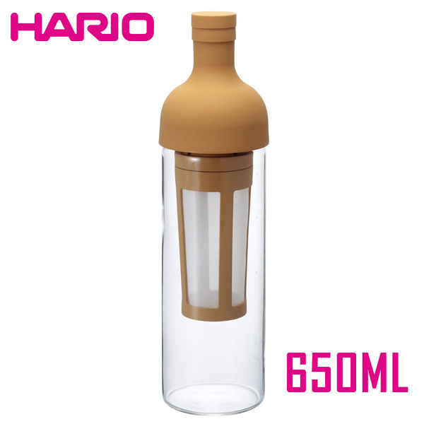 【HARIO】酒瓶冷泡咖啡壺650ml(雙色任選) 獨特酒瓶造型設計