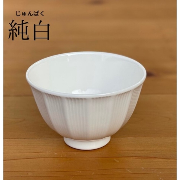 日本製 陶瓷碗 復古純白釉 餐碗 飯碗 湯碗 茶碗 條紋碗 丼飯碗 碗 餐具 日式餐具 陶瓷碗 product thumbnail 3