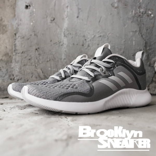 Adidas Edge Bounce W 灰白編織網布慢跑女(布魯克林) BB7565 | 慢跑鞋| Yahoo奇摩購物中心