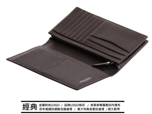 【全新正品】BRAUN BUFFEL 德國小金牛 紳士系列 真皮長夾 【寧寧小舖/台中30年皮件老店】 BF306-301-1 product thumbnail 3