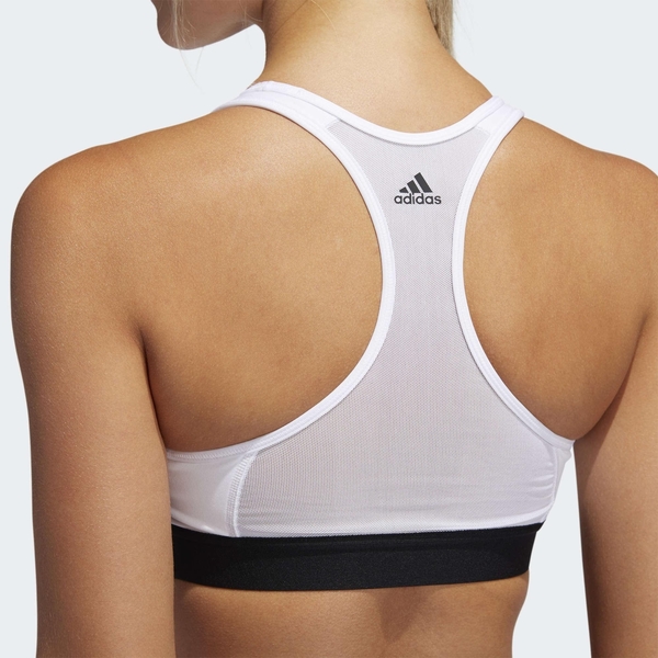 ADIDAS ALPHASKIN 女裝 運動內衣 中度支撐 吸濕 排汗 挖背 拼接 白【運動世界】FU4032 product thumbnail 8