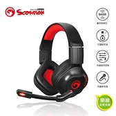 【南紡購物中心】【MARVO魔蠍】歐洲魔蠍 全平台相容 電競紅光耳罩式耳機3.5+USB HG8929