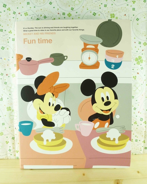 【震撼精品百貨】Micky Mouse_米奇/米妮 ~文件夾-米奇與米妮吃飯
