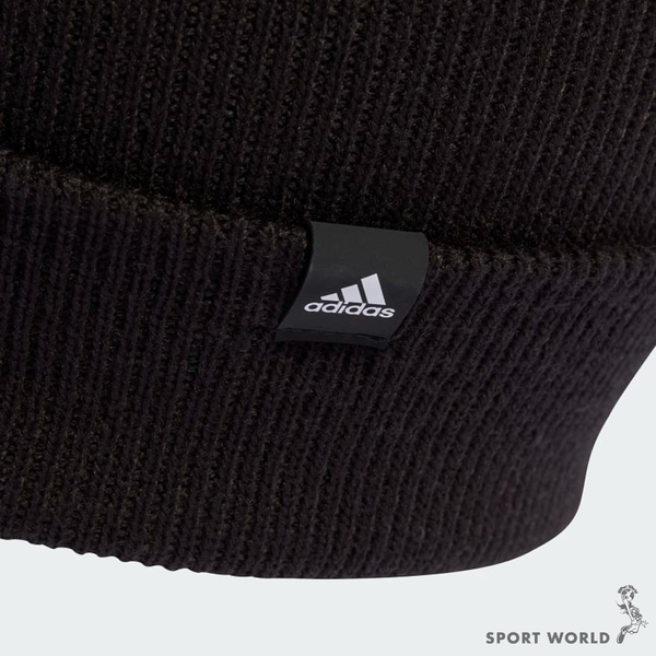 Adidas 毛帽 刺繡 A字 黑【運動世界】IB3236 product thumbnail 3