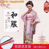 日本式和服女傳統古典正裝浴衣服學生cos攝影寫真服裝表演演出服【happybee】