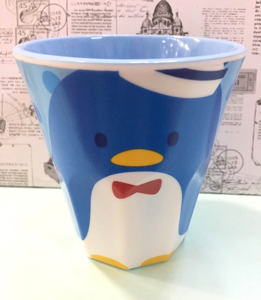 【震撼精品百貨】Tuxedo Sam Sanrio 山姆藍企鵝~美耐皿杯子*87854