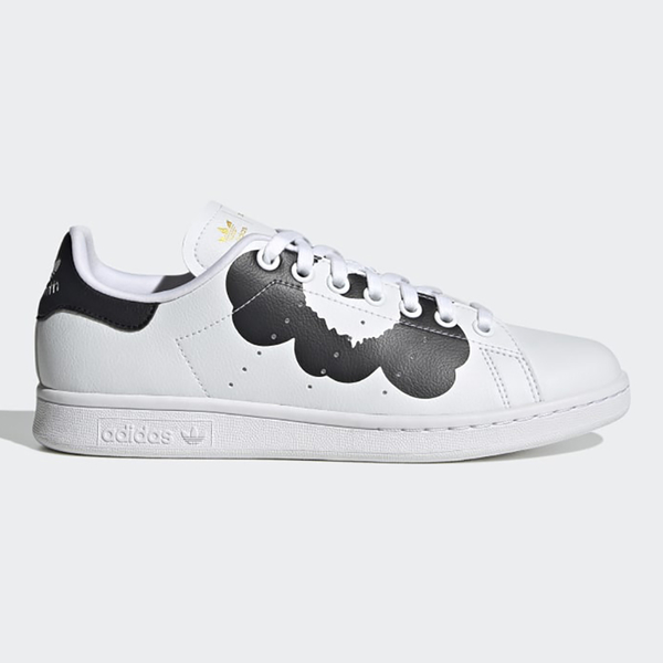 Adidas MARIMEKKO STAN SMITH 女鞋 休閒 罌粟花 皮革 聯名款 白 黑【運動世界】H04073 product thumbnail 2