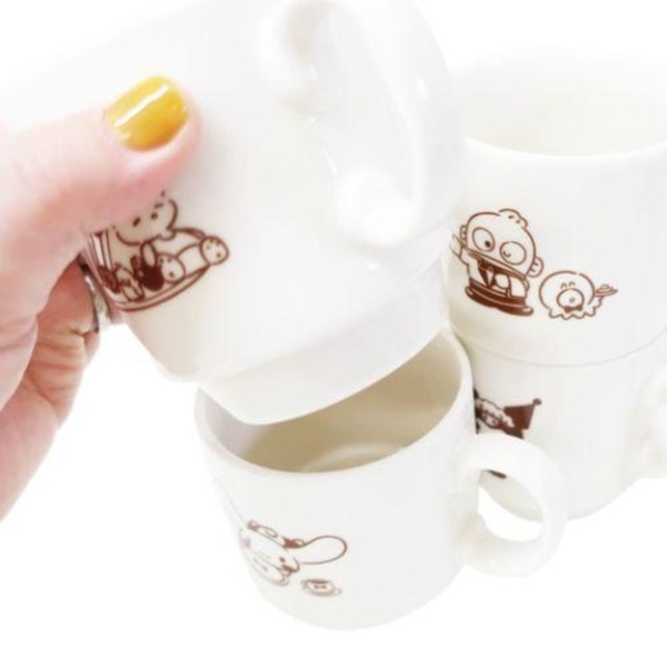 小禮堂 酷洛米 陶瓷咖啡杯 300ml (白服務生款) 4525636-315343 product thumbnail 3