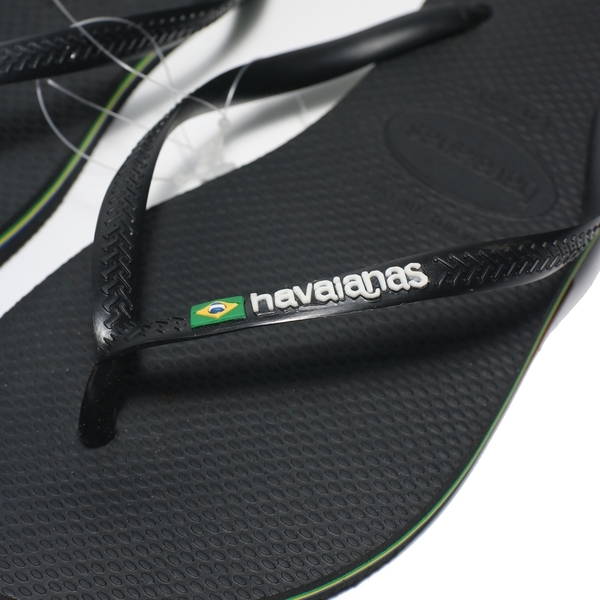 HAVAIANAS 哈瓦仕 人字拖 巴西 BRASIL MIX 巴西國旗 全黑 男女 (布魯克林) 41407130090U product thumbnail 3