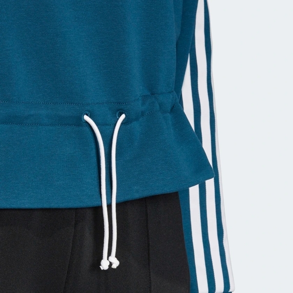 ADIDAS ORIGINALS BELLISTA CROPPED 女裝 長袖 連帽 休閒 短版 棉質 藍【運動世界】EC1905 product thumbnail 8