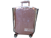 ~雪黛屋~ MAX-STELL 26吋行李箱防護套防水套雨衣套不黏箱透明防水PVC材質MGC6(大)