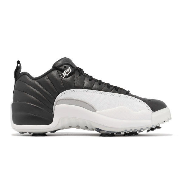 Air Jordan XII 12 Low Playoffs 黑白 高爾夫球鞋 高球 男鞋 ACS DH4120-010